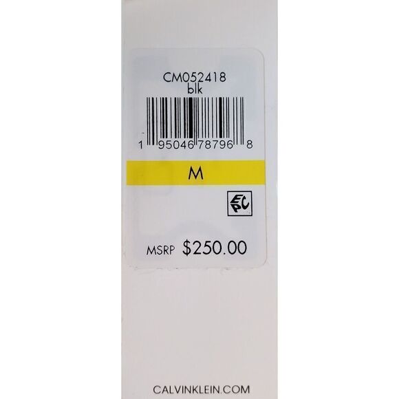 NWT $250 MSRP Calvin Klein Men's Med Black Shine Water Resistant Puffer Jacket - Picture 5 of 5